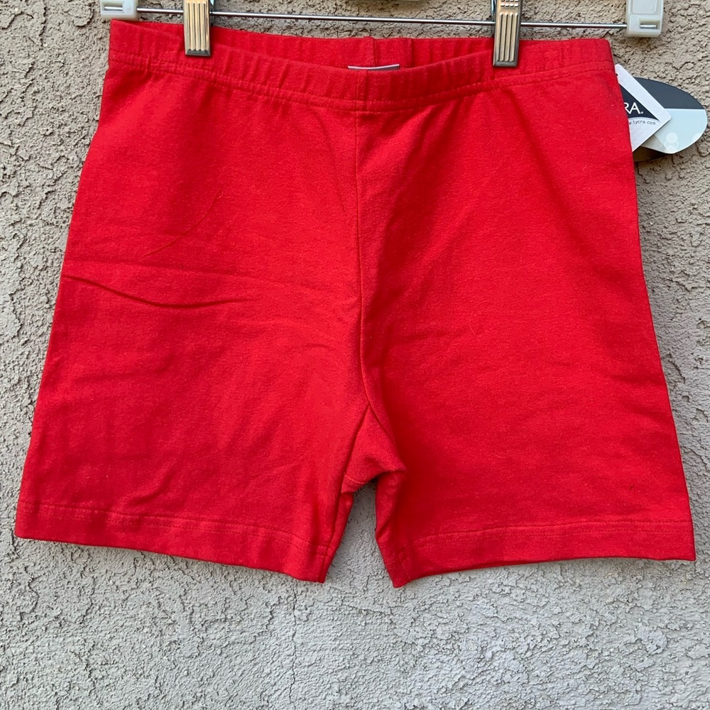 NWT Athletic Works Red Bike Shorts